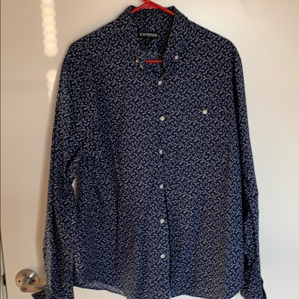 Express Button Down Dress Shirt
